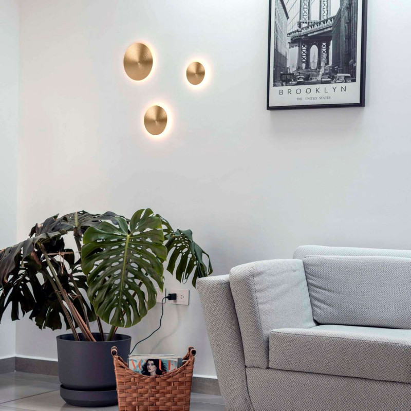 Round LED Wall light "Eclipsis" - 6W - 3000K - CRI90 - KeGu Driver - IP20