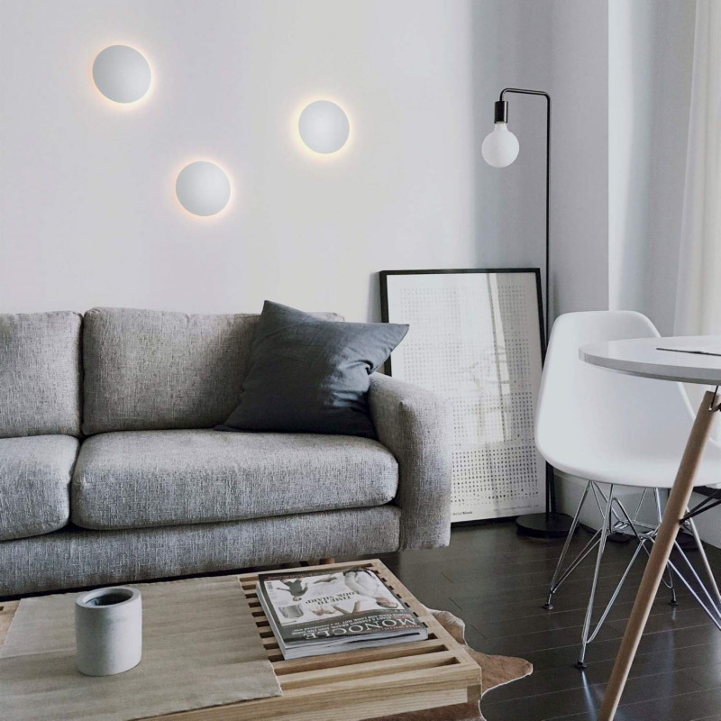 Round LED wall light "Eclipsis" - 12W - 3000K - CRI90 - KeGu Driver - IP20
