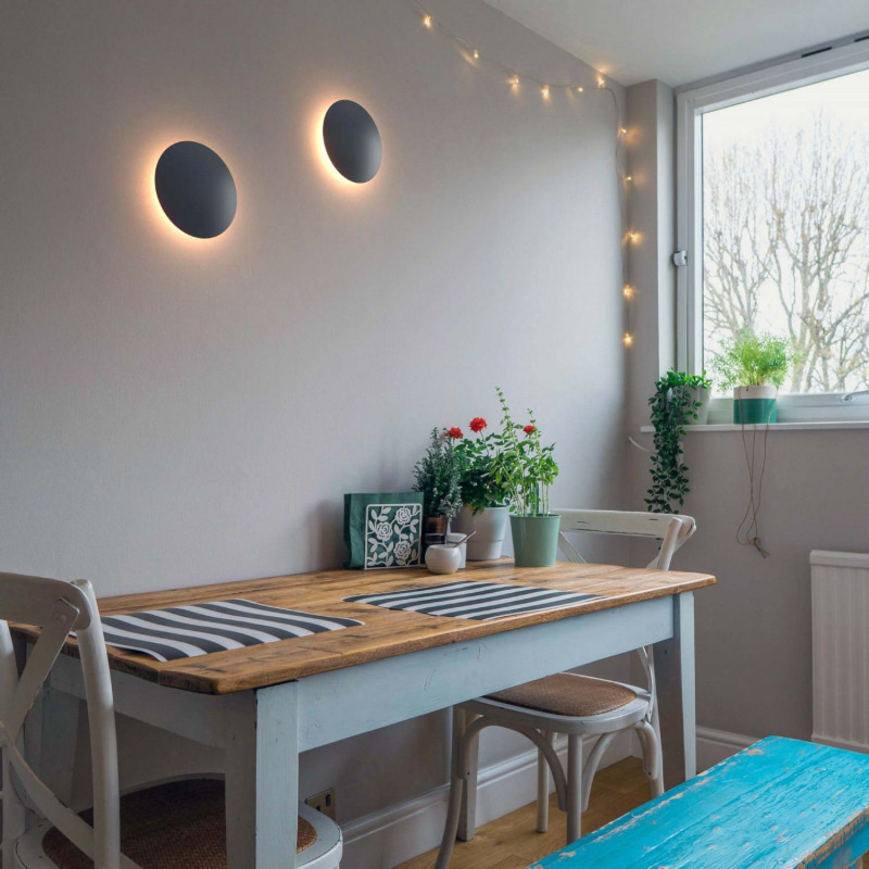 Round LED wall light "Eclipsis" - 12W - 3000K - CRI90 - KeGu Driver - IP20