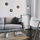 Round LED wall light "Eclipsis" - 12W - 3000K - CRI90 - KeGu Driver - IP20