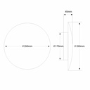 Round LED Wall light "Eclipsis" - 18W - 3000K - CRI90 - KeGu Driver - IP20