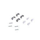 Profile for LED Strip - Surface Mounted - 17x8mm - Complete kit - 2 meters