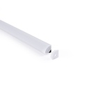 Aluminium corner profile - Complete kit - 15,8x15,8mm - LED Strip up to 10 mm - 2 meters