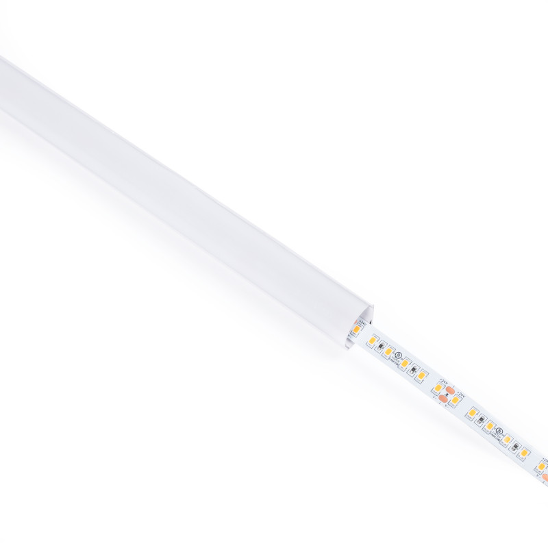 Aluminium corner profile - Complete kit - 15,8x15,8mm - LED Strip up to 10 mm - 2 meters