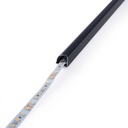 Aluminium corner profile - Complete kit - 15,8x15,8mm - LED Strip up to 10 mm - 2 meters