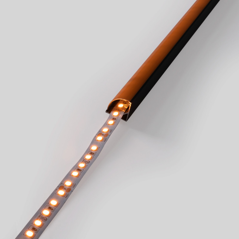 Aluminium corner profile - Complete kit - 15,8x15,8mm - LED Strip up to 10 mm - 2 meters