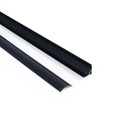 Aluminium corner profile - Complete kit - 15,8x15,8mm - LED Strip up to 10 mm - 2 meters