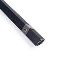 Aluminium corner profile - Complete kit - 15,8x15,8mm - LED Strip up to 10 mm - 2 meters