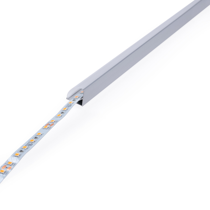 Aluminium corner profile - Complete kit - 15,8x15,8mm - LED Strip up to 10 mm - 2 meters