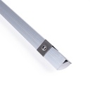 Aluminium corner profile - Complete kit - 15,8x15,8mm - LED Strip up to 10 mm - 2 meters