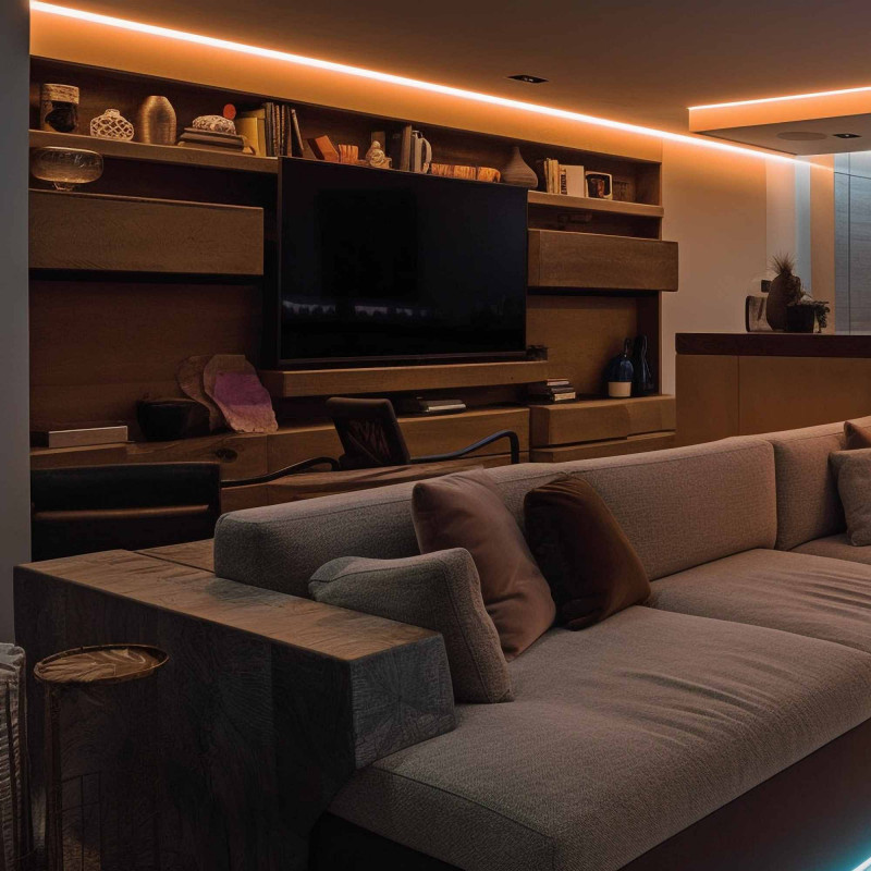 Aluminium corner profile - Complete kit - 15,8x15,8mm - LED Strip up to 10 mm - 2 meters