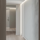 Recessed aluminium profile - Complete kit - 25 x 14,5mm - LED strip up to 12 mm - 2 meters
