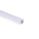 Recessed aluminium profile - Complete kit - 25 x 14,5mm - LED strip up to 12 mm - 2 meters