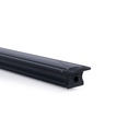 Recessed aluminium profile - Complete kit - 25 x 14,5mm - LED strip up to 12 mm - 2 meters