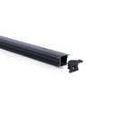 Recessed aluminium profile - Complete kit - 25 x 14,5mm - LED strip up to 12 mm - 2 meters