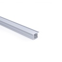 Recessed aluminium profile - Complete kit - 25 x 14,5mm - LED strip up to 12 mm - 2 meters