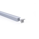 Recessed aluminium profile - Complete kit - 25 x 14,5mm - LED strip up to 12 mm - 2 meters