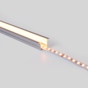 Recessed aluminium profile - Complete kit - 25 x 14,5mm - LED strip up to 12 mm - 2 meters
