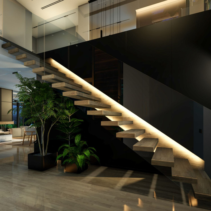 Aluminium corner profile - Complete kit - 20 x 20mm - LED strip up to 10mm - 2 meters