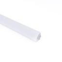 Aluminium corner profile - Complete kit - 20 x 20mm - LED strip up to 10mm - 2 meters