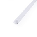 Aluminium corner profile - Complete kit - 20 x 20mm - LED strip up to 10mm - 2 meters