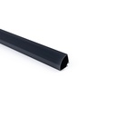 Aluminium corner profile - Complete kit - 20 x 20mm - LED strip up to 10mm - 2 meters