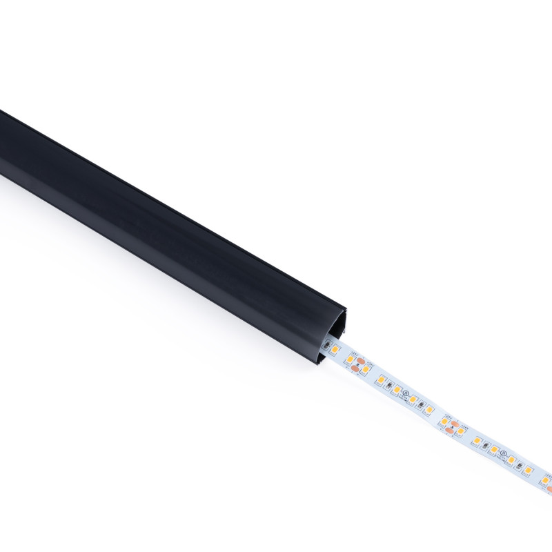 Aluminium corner profile - Complete kit - 20 x 20mm - LED strip up to 10mm - 2 meters