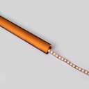 Aluminium corner profile - Complete kit - 20 x 20mm - LED strip up to 10mm - 2 meters