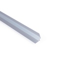 Aluminium corner profile - Complete kit - 20 x 20mm - LED strip up to 10mm - 2 meters
