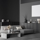 Aluminium corner profile - Complete kit - 20 x 20mm - LED strip up to 10mm - 2 meters