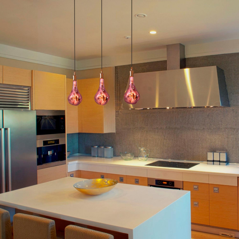 Decorative LED filament bulb "Decor - Copper" - E27 A165 - Dimmable - 4W - 1800K