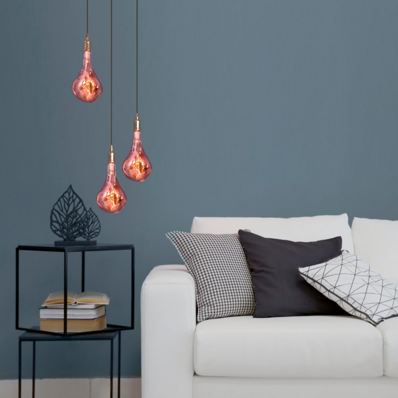 Decorative LED filament bulb "Decor - Copper" - E27 A165 - Dimmable - 4W - 1800K
