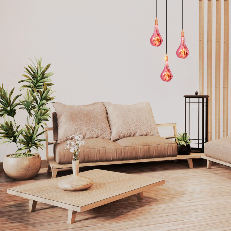 Decorative LED filament bulb "Decor - Copper" - E27 A165 - Dimmable - 4W - 1800K