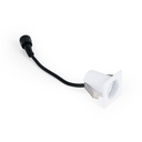 Recessed square LED downlight - 2W - Osram Chip - UGR18 - Cutout Ø 25mm - Black