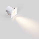 Recessed square LED downlight - 2W - Osram Chip - UGR18 - Cutout Ø 25mm - Black