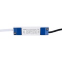Recessed square LED downlight - 2W - Osram Chip - UGR18 - Cutout Ø 25mm - Black