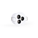 Recessed round LED downlight - 6W - UGR18 - Cutout Ø 55mm - White