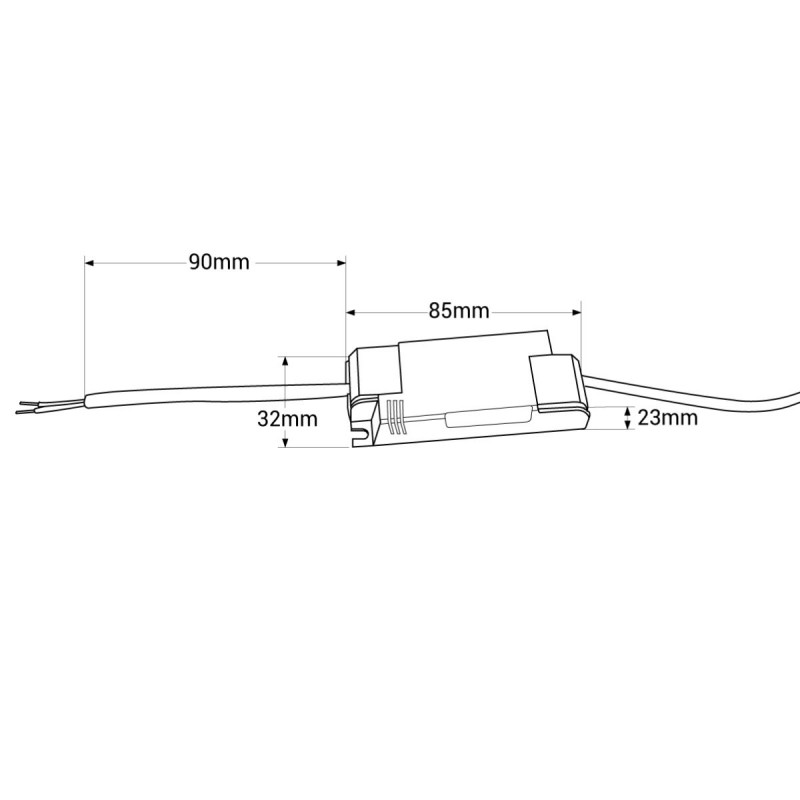 Recessed round LED downlight - 12W - UGR18 - Cutout Ø 70mm - White