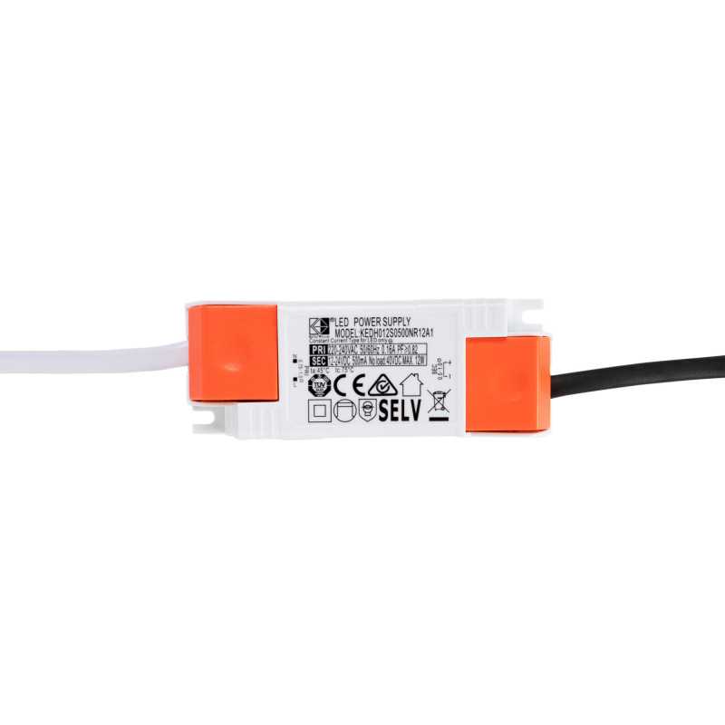 Recessed round LED downlight - 12W - UGR18 - Cutout Ø 70mm - White