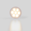 Recessed round LED downlight - 12W - UGR18 - Cutout Ø 70mm - White