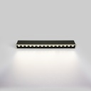 Recessed linear LED downlight - 30W - UGR18 - CRI90 - OSRAM Chip - 4000K - Black