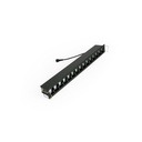 Recessed linear LED downlight - 30W - UGR18 - CRI90 - OSRAM Chip - 4000K - Black