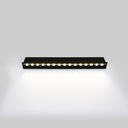 Recessed linear LED downlight - 30W - UGR18 - CRI90 - OSRAM Chip - 4000K - Black