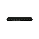 Recessed linear LED downlight - 30W - UGR18 - CRI90 - OSRAM Chip - 4000K - Black