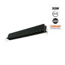 Recessed linear LED downlight - 30W - UGR18 - CRI90 - OSRAM Chip - 4000K - Black
