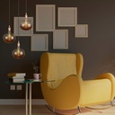 Decorative LED filament bulb "Decor - Copper" - E27 R220 - Dimmable - 4W - 1800K