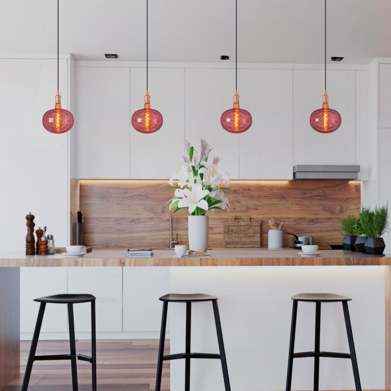Decorative LED filament bulb "Decor - Copper" - E27 R220 - Dimmable - 4W - 1800K