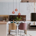 Decorative LED filament bulb "Decor - Copper" - E27 R220 - Dimmable - 4W - 1800K