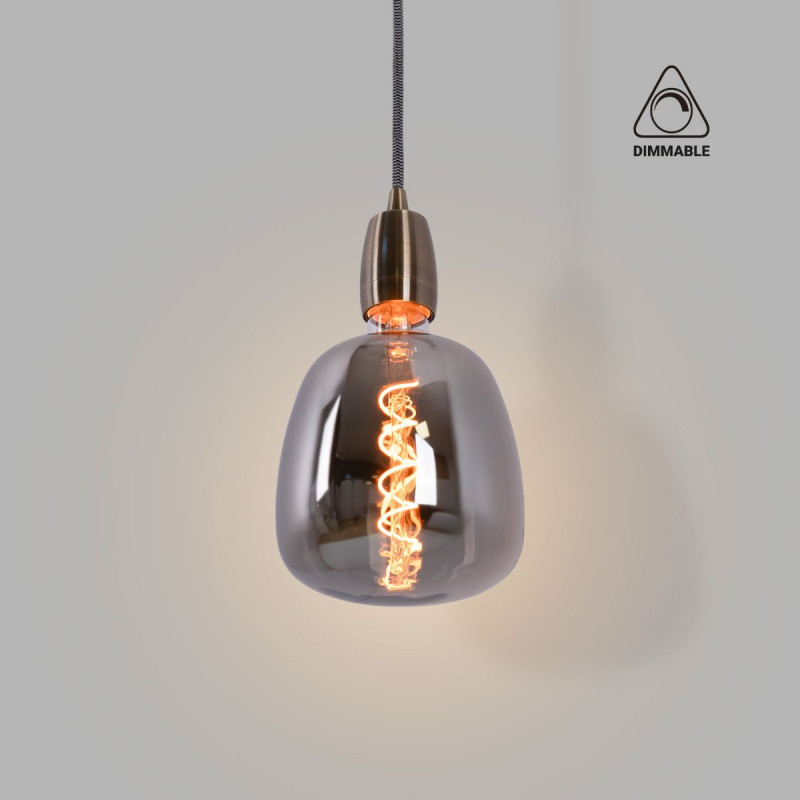 Decorative LED filament bulb - Copper - E27 D140 - Dimmable - 4W - 1800K