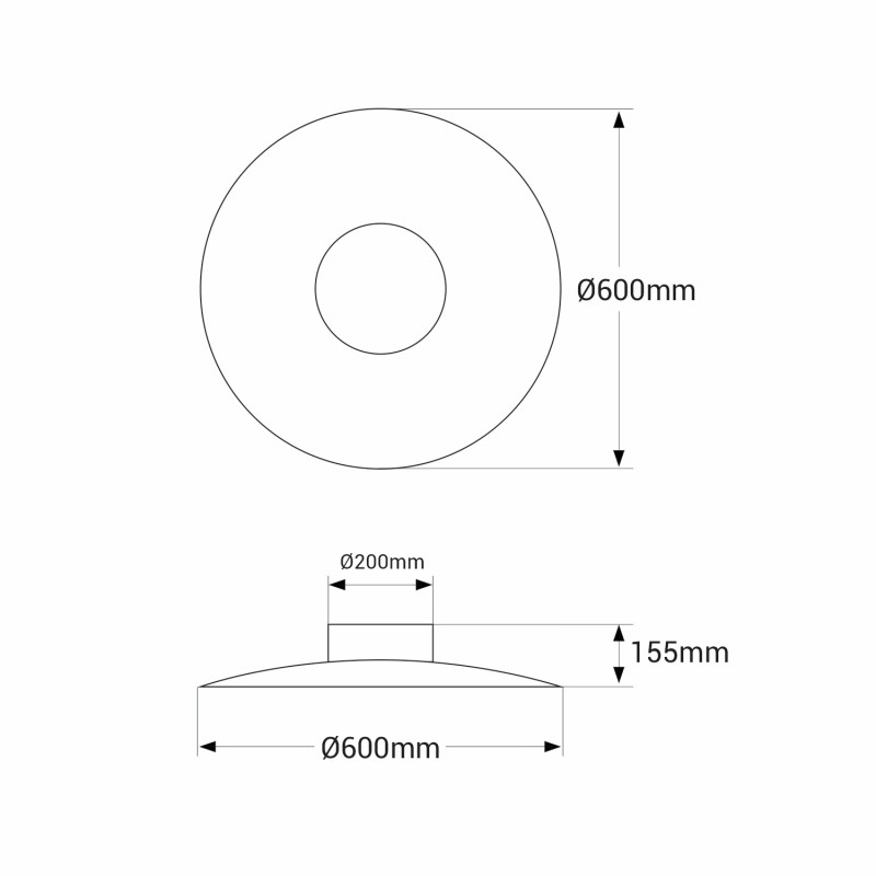 Design LED wall sconce "Larson" - 18W